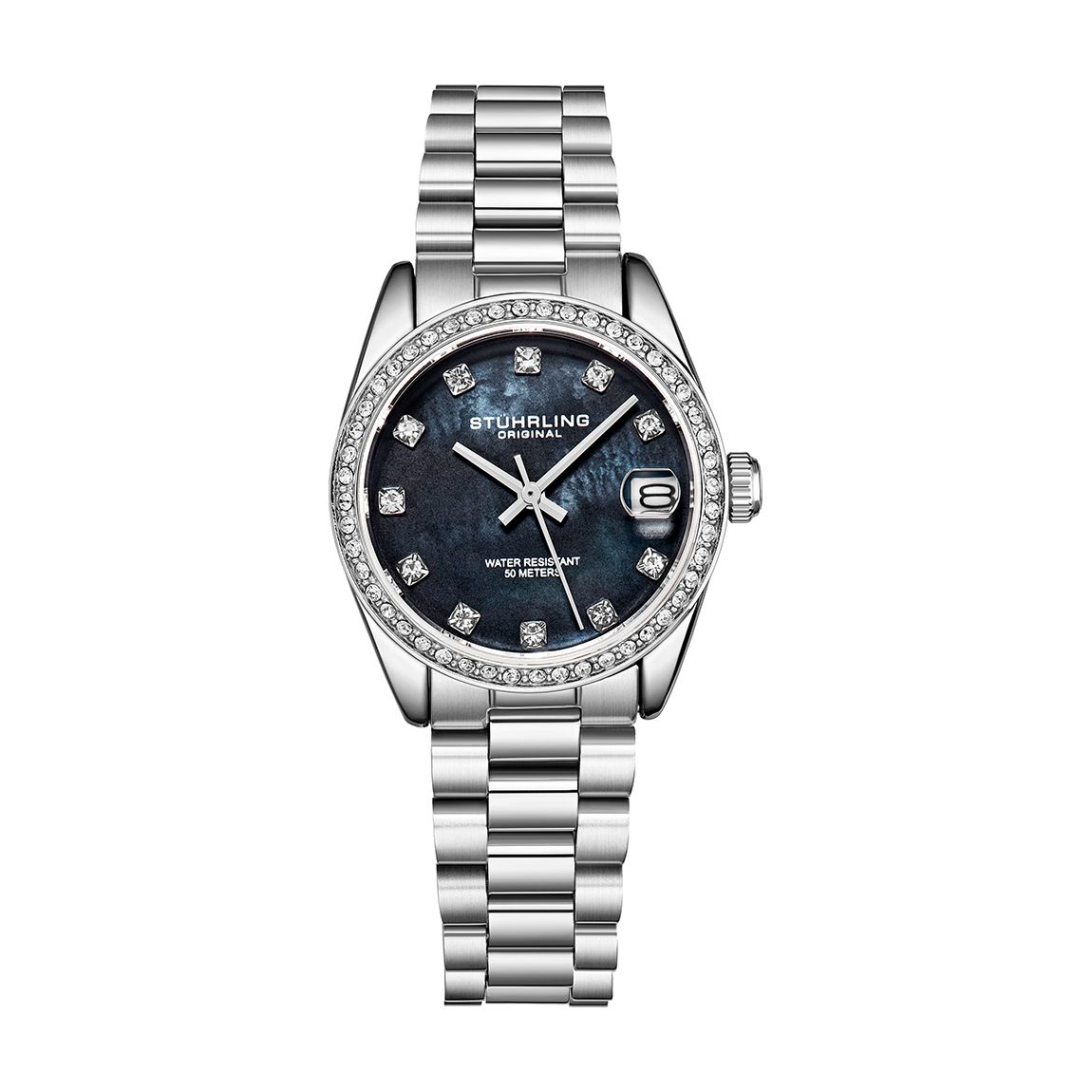 Women's Silver/Black Watch main product photo