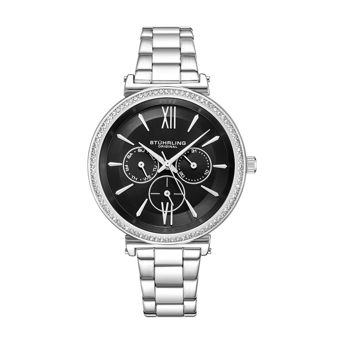 Women's Silver/Black Watch main product photo