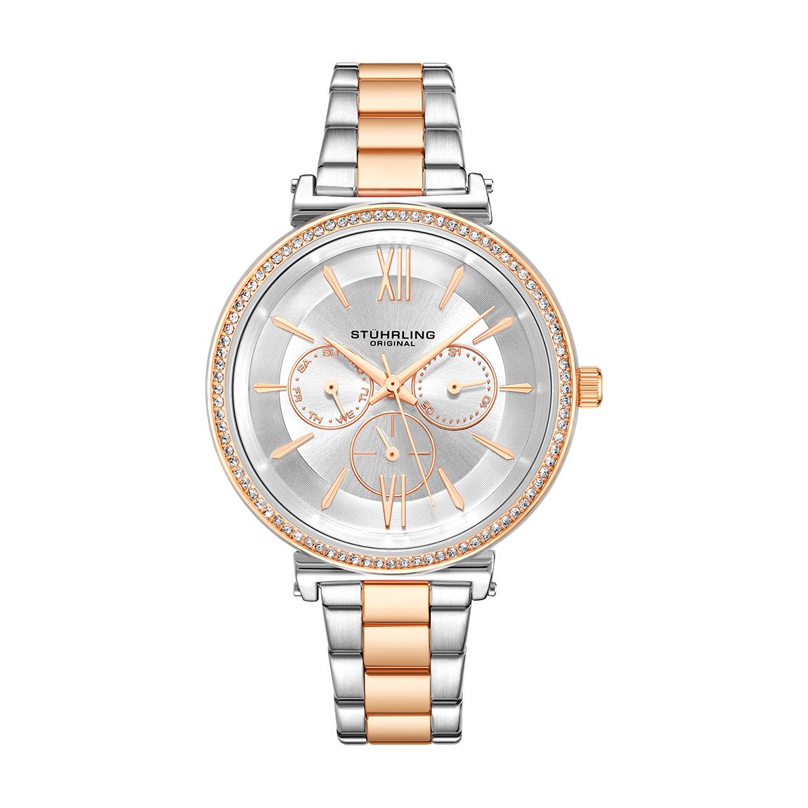 Women's Silver/Rose Gold Watch main product photo