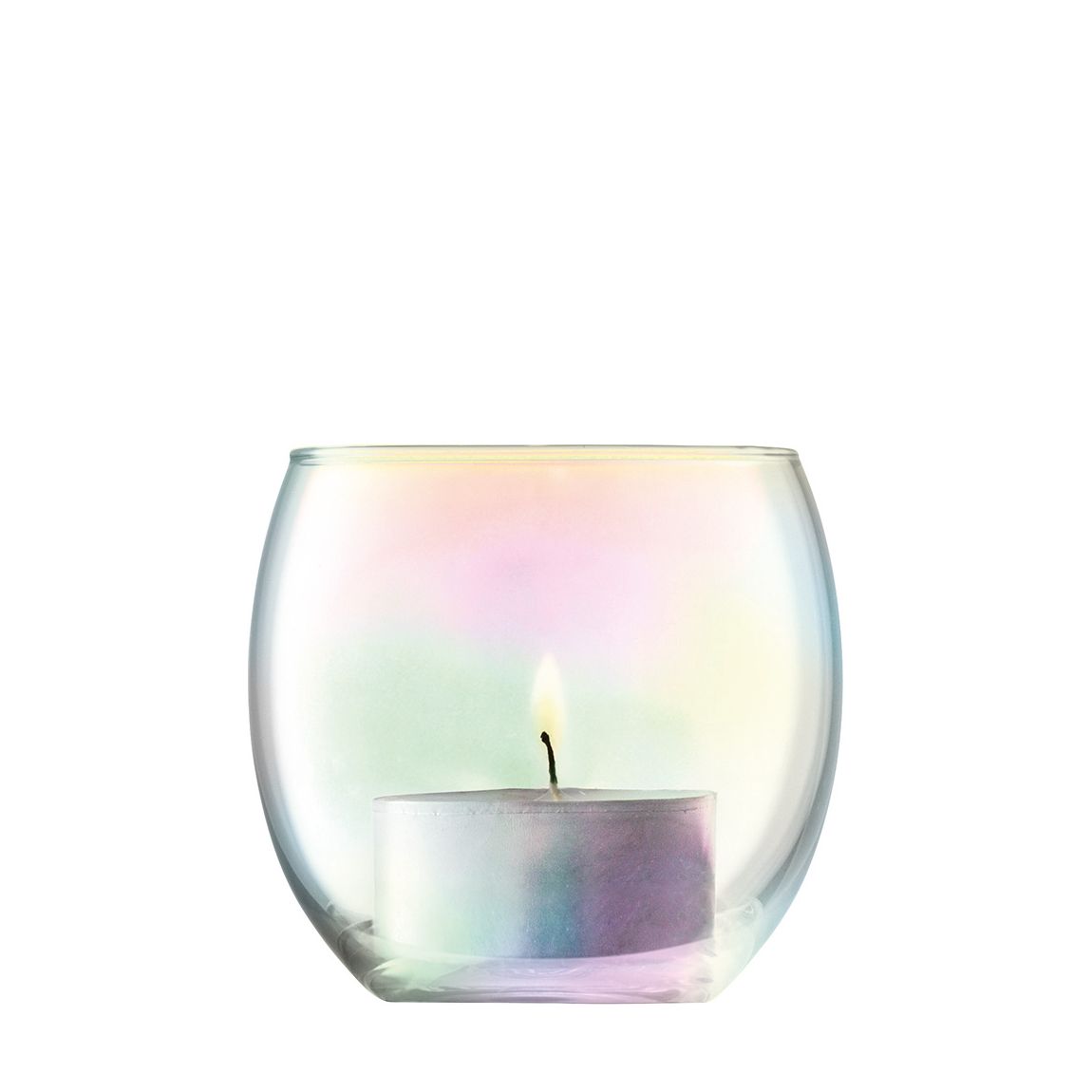Set of 4 Pearl Tealight Holders, H6.5cm main product photo