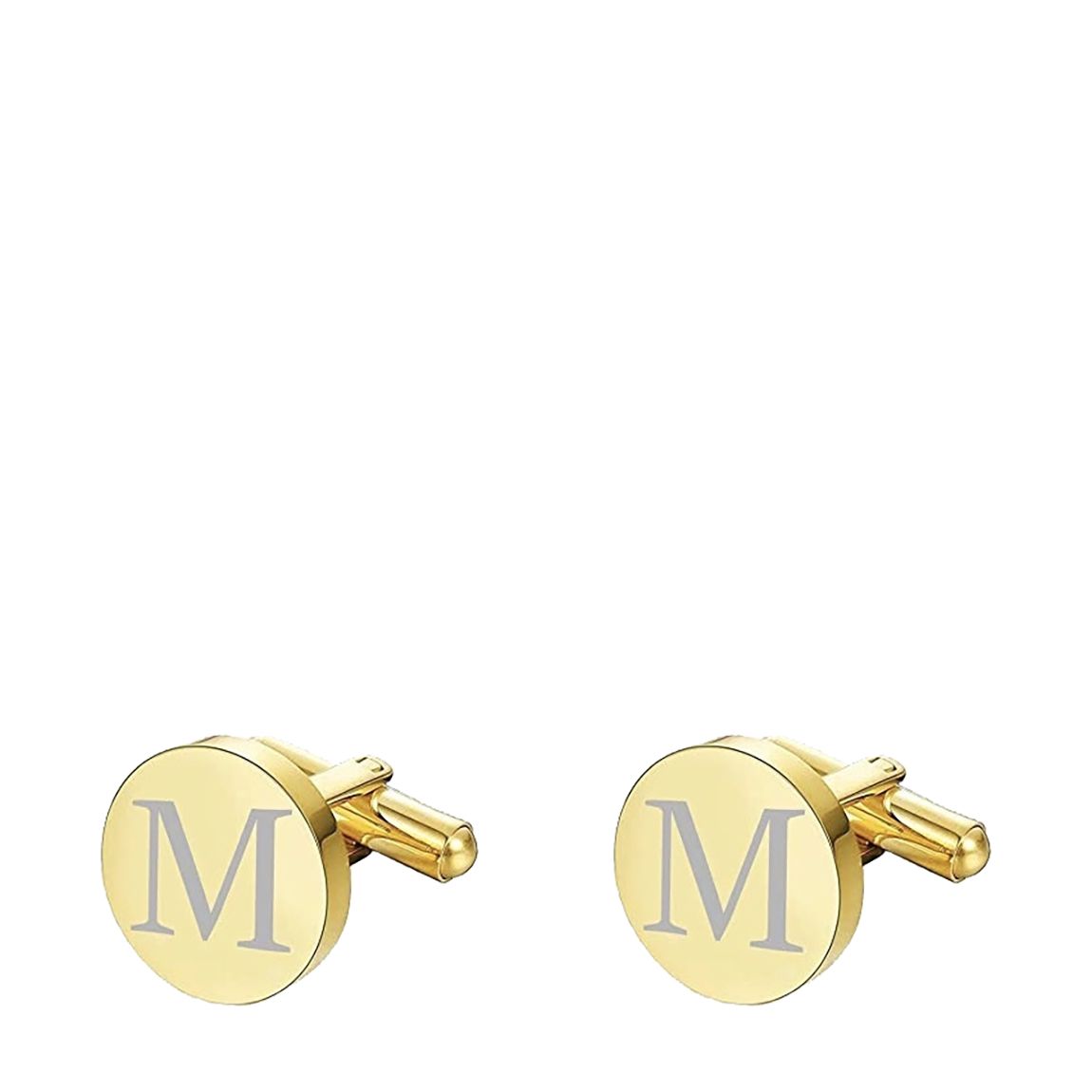 18K Gold Initial M Cufflinks main product photo