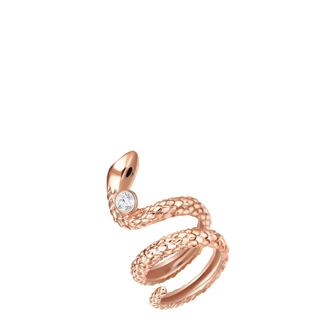 Rose Gold Swarovski Embellished Ring main product photo
