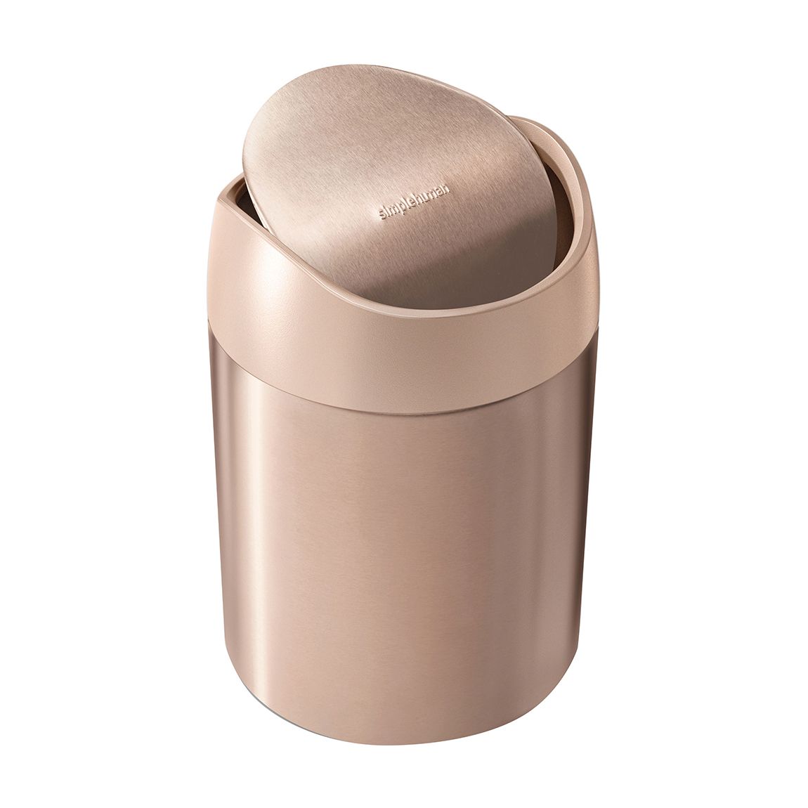 Rose Gold Stainless Steel Mini Bin, 1.5L main product photo
