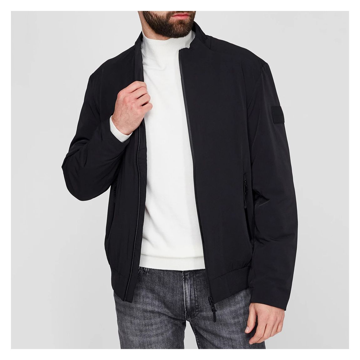 Black 4 Way Stretch Padded Jacket main product photo