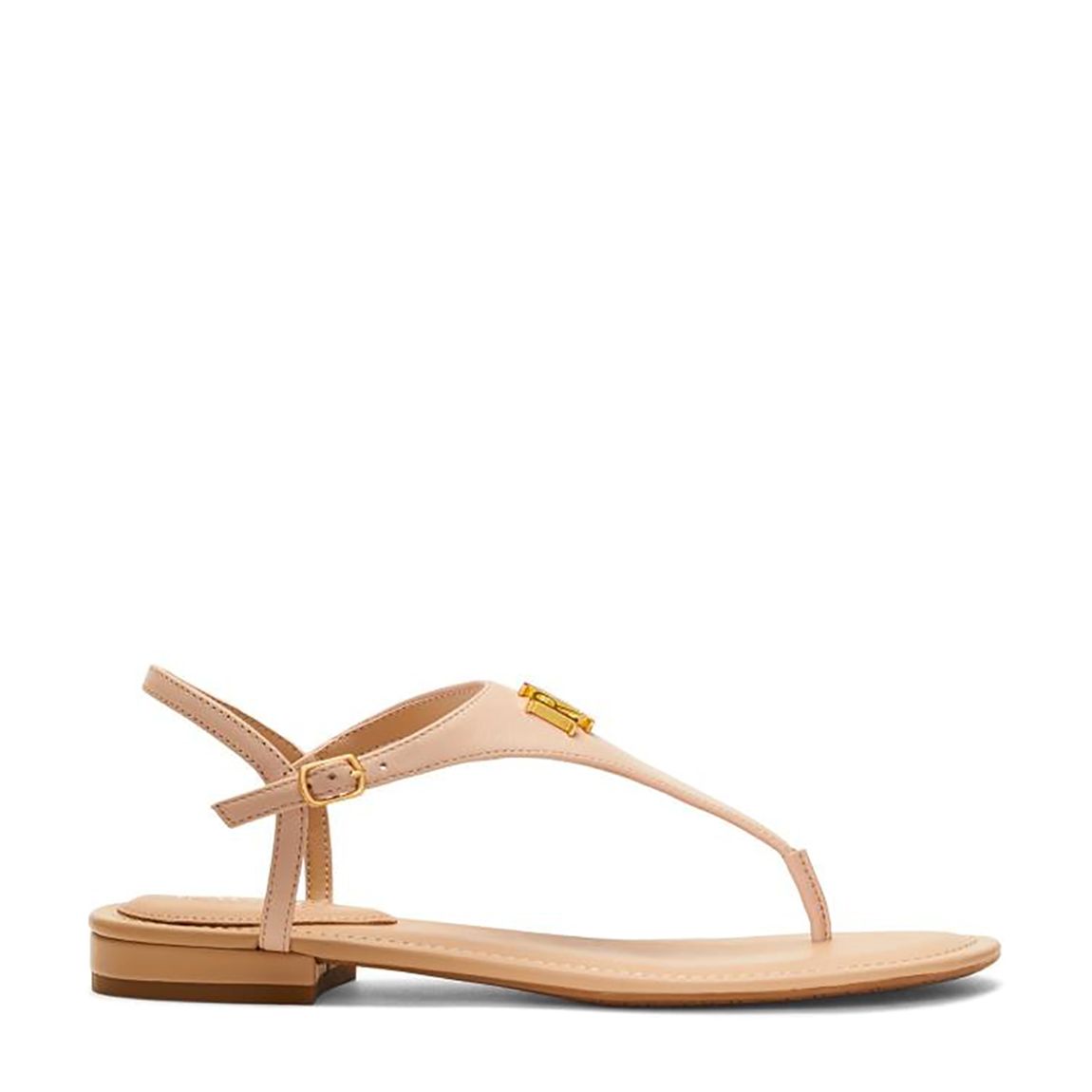 Blush Nappa Leather Sandals main product photo