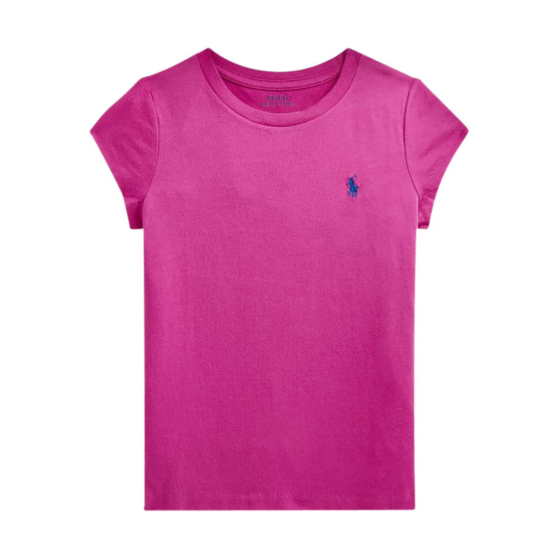 Younger Girl's Pink Logo Cotton T-Shirt main product photo