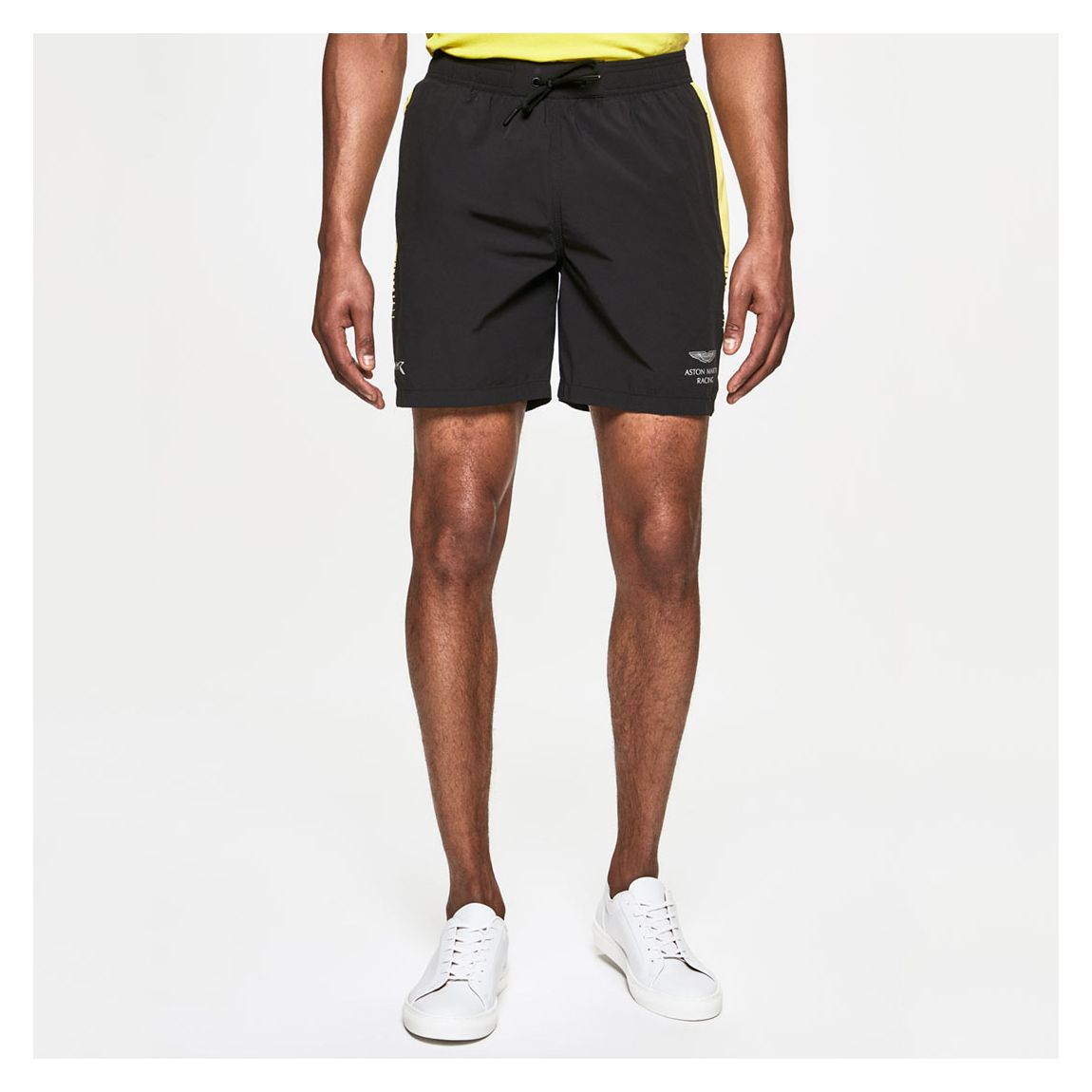 Black AMR Swim Shorts main product photo