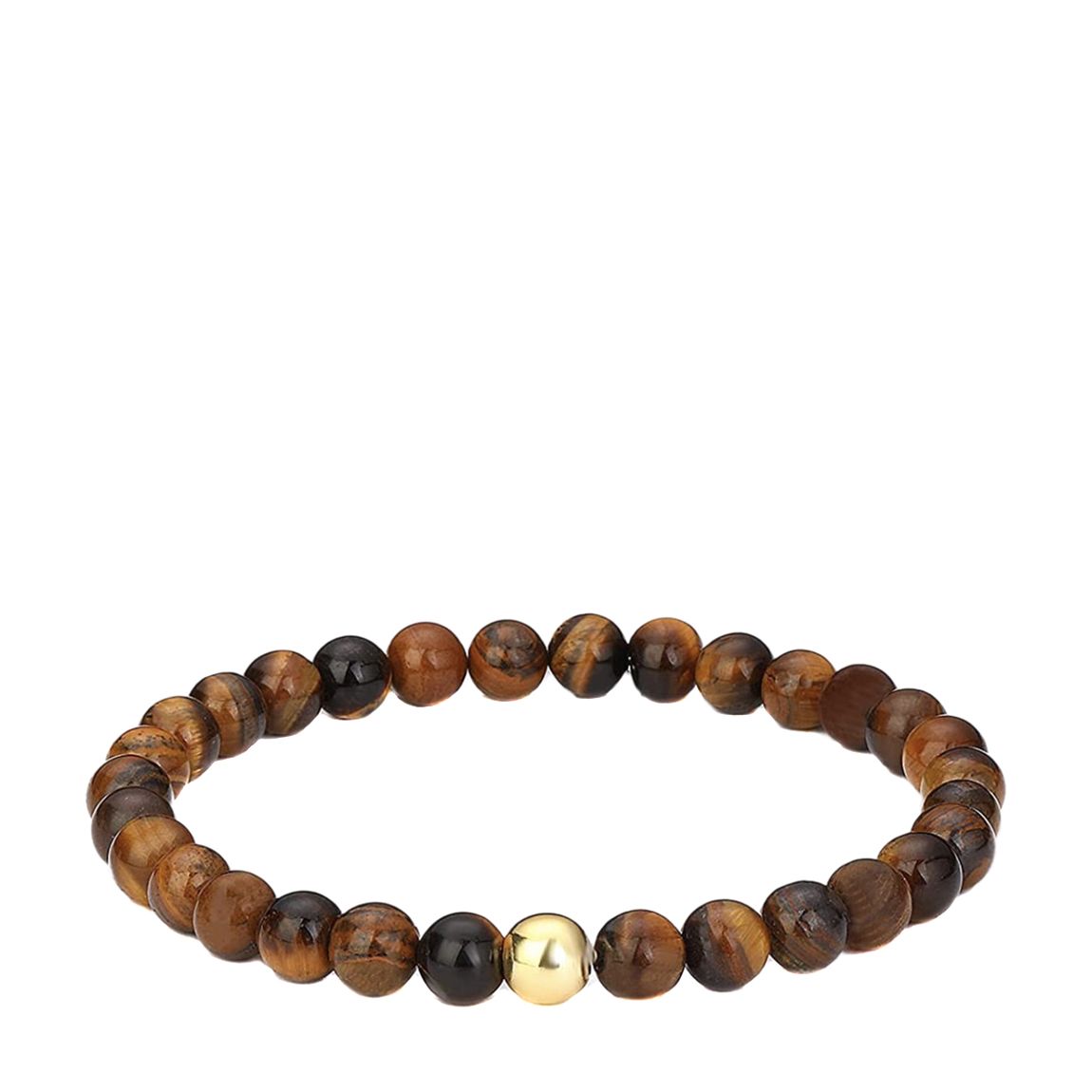 18K Polished Tiger Eye Bracelet main product photo