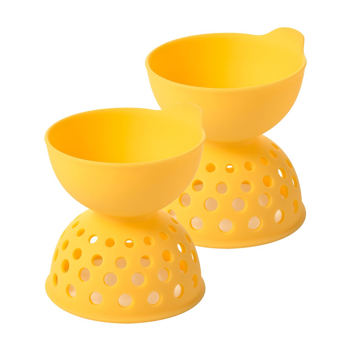 2 Piece Silicone Egg Poaching Set main product photo