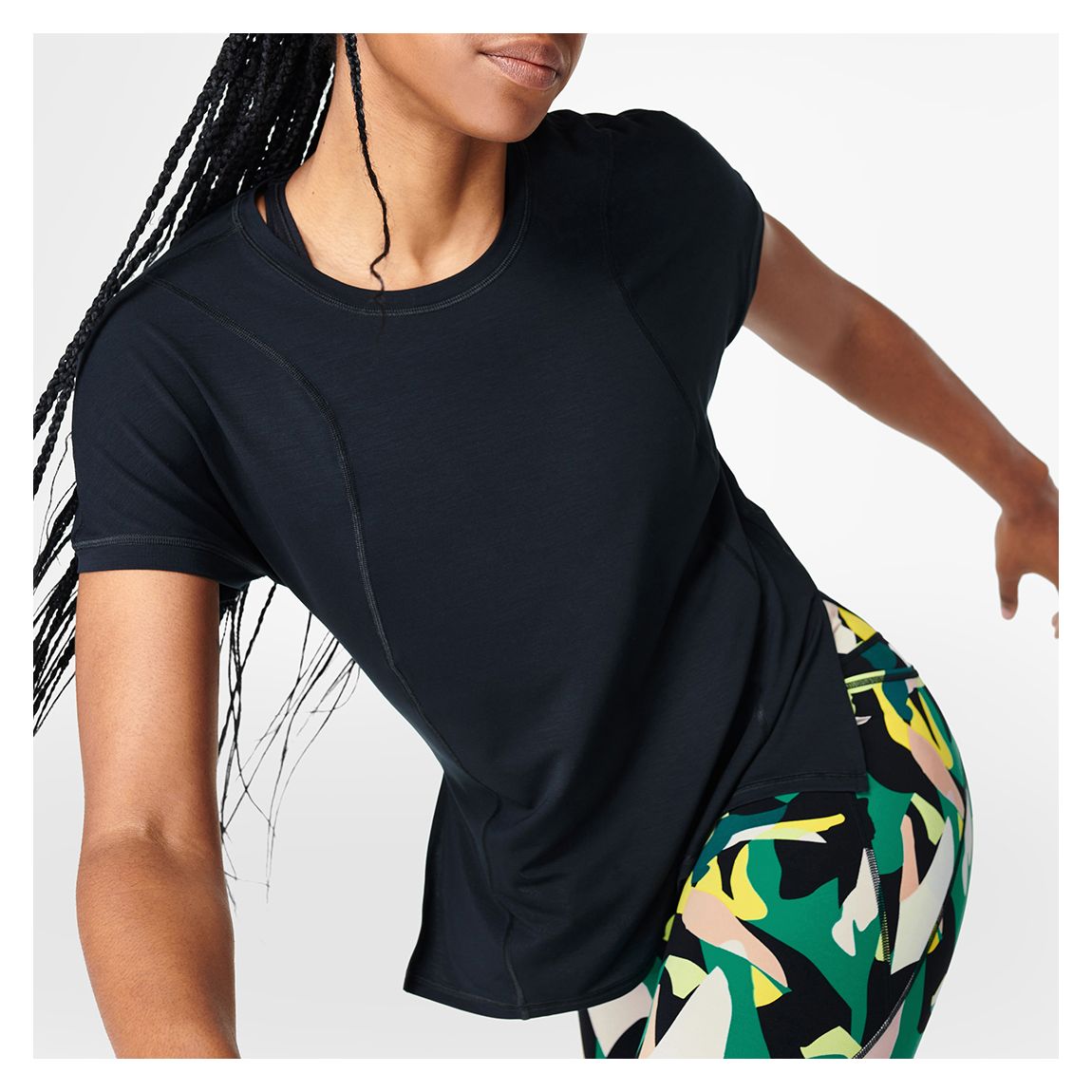 Black Glide Workout T-shirt main product photo