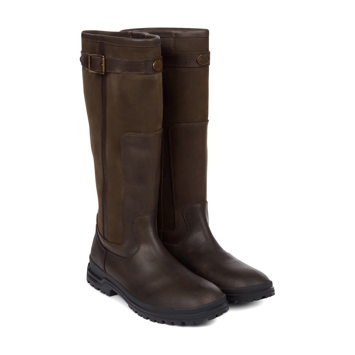 Caramel Jameson Wide Fit Leather Boot main product photo