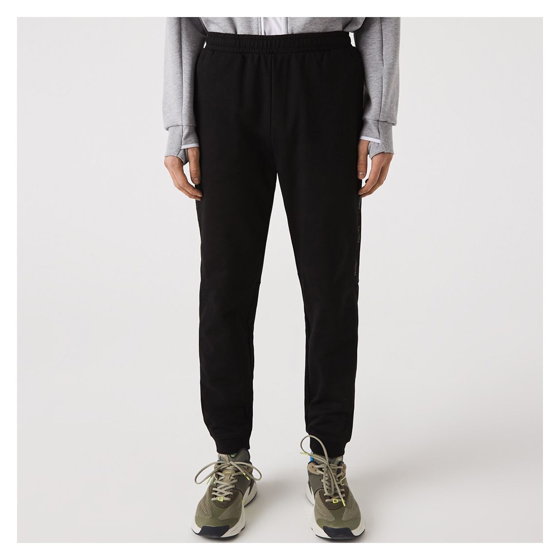 Black Cuffed Hem Joggers main product photo