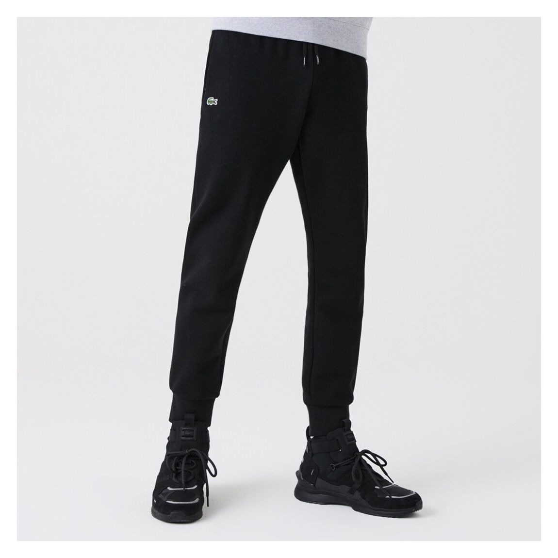 Black Drawstring Waist Joggers main product photo