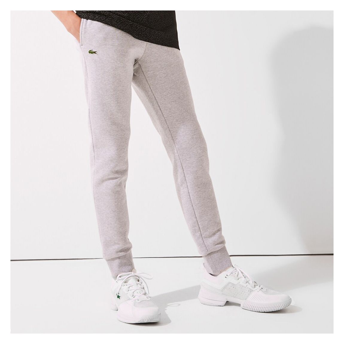 Soft Grey Slim Fit Joggers main product photo