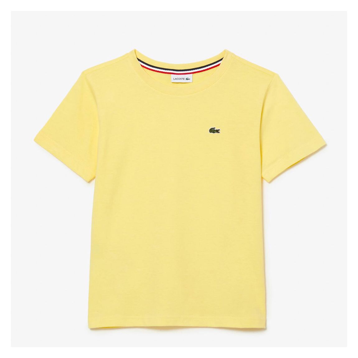 Teen's Yellow Embroidered Crew Neck T-Shirt main product photo