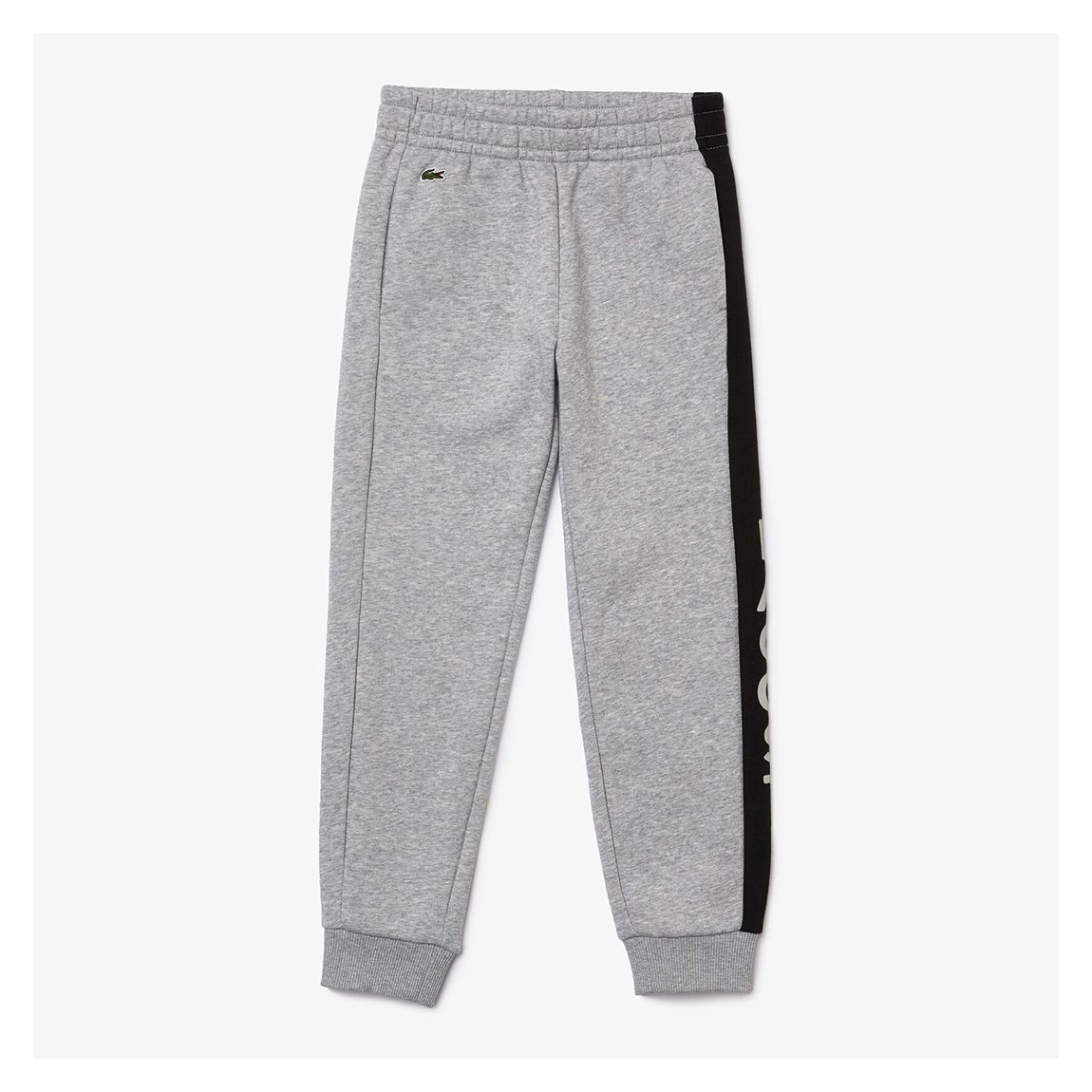 Teen Boy's Grey Contrast Side Cotton Blend Joggers main product photo