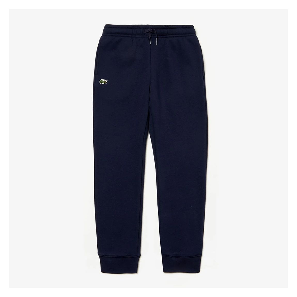 Kid's Black Drawstring Waist Cotton Blend Joggers main product photo