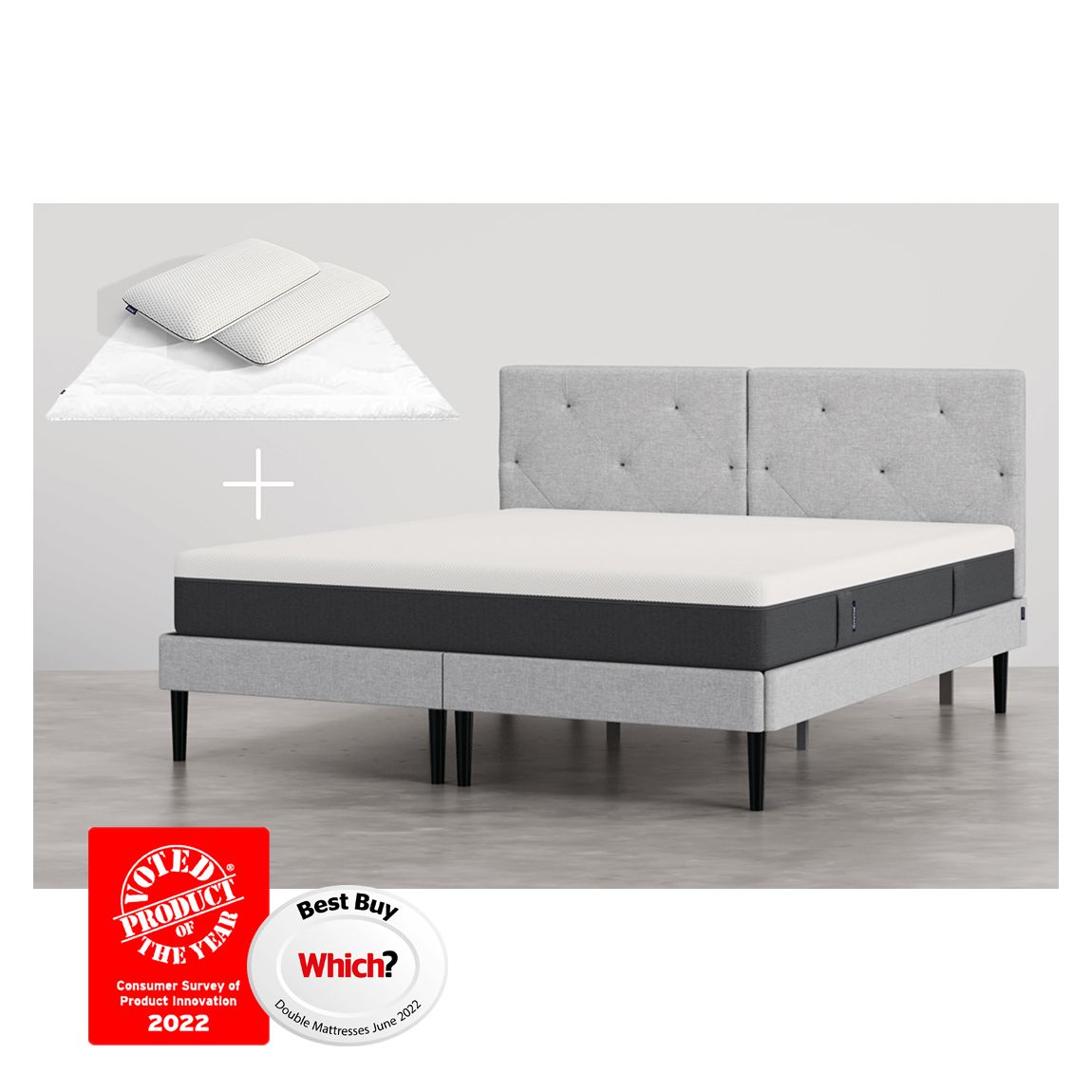 Premium Mattress Bundle (Single 090x190 + P + Mattress Protector) main product photo