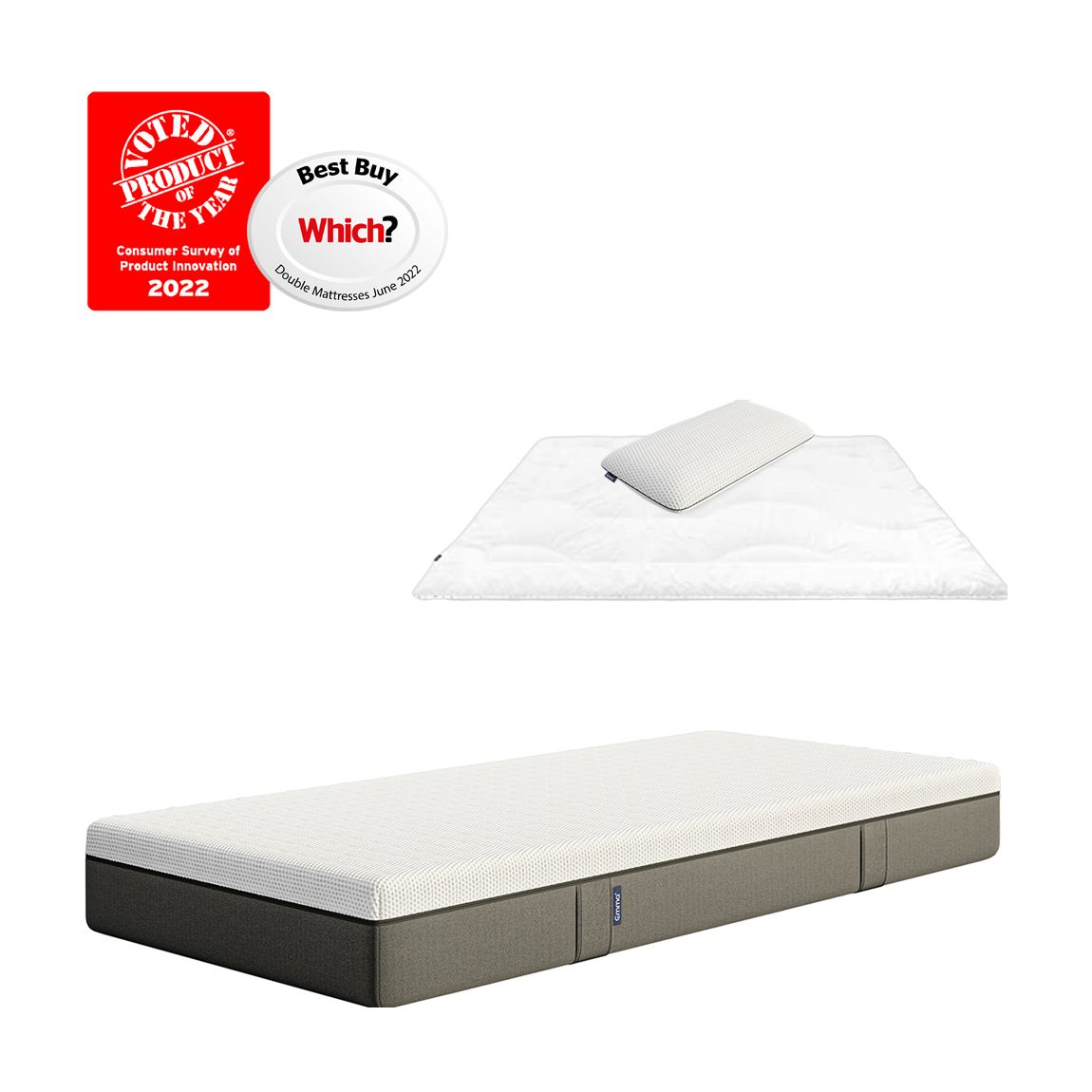 Premium Bundle, Premium Mattress + 1 x Original Pillows + 1 Cloud Duvet for Single main product photo