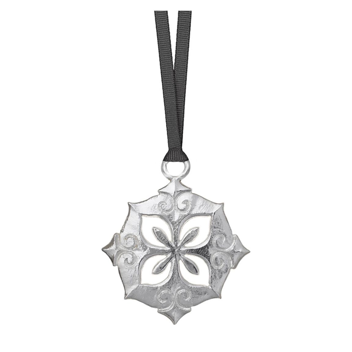 Silver Plated Pewter Quatrefoil Tree Decoration main product photo
