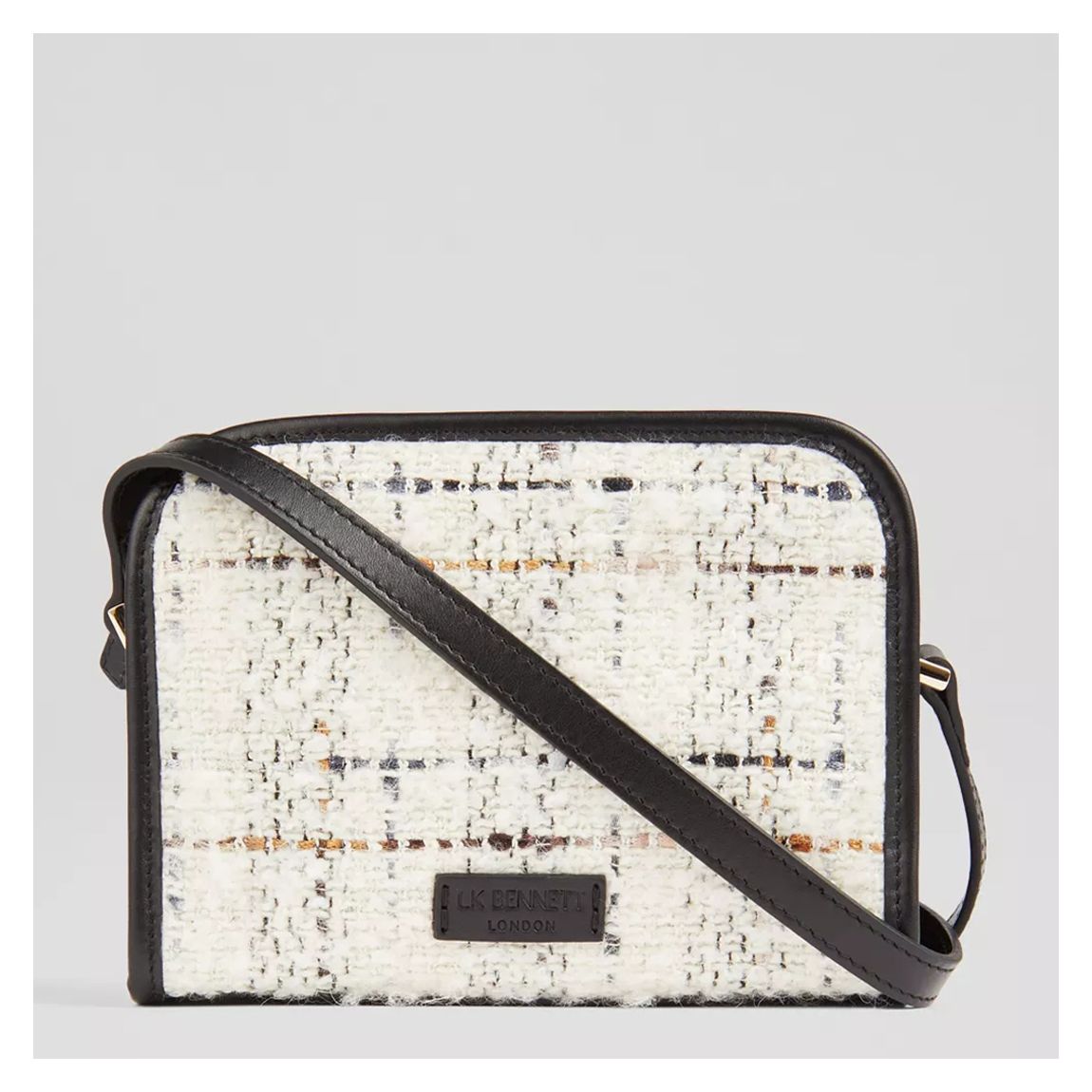 Cream Gigi Tweed Crossbody Bag main product photo