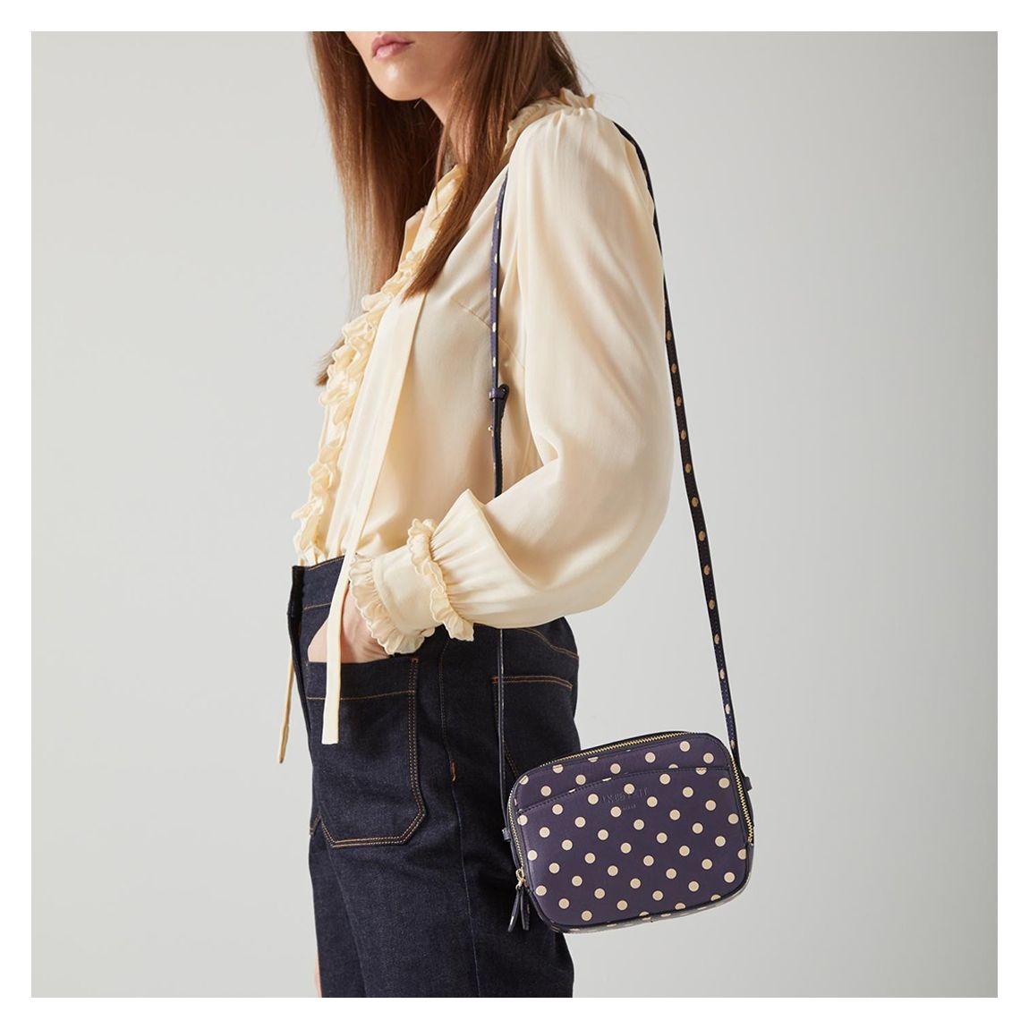 Navy Mariel Shoulder Bag main product photo