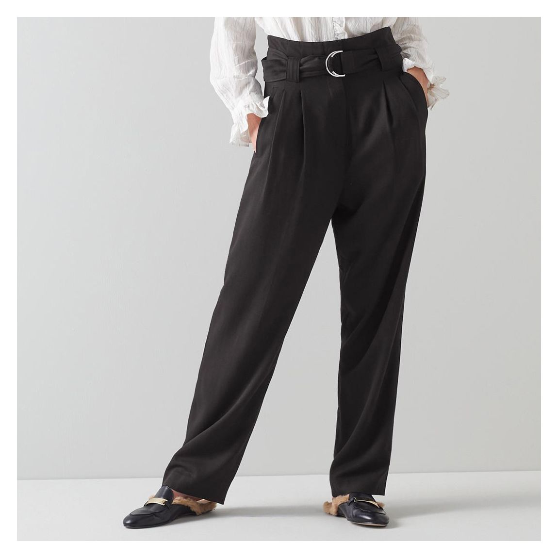 Black Lisette Tailored Trousers main product photo