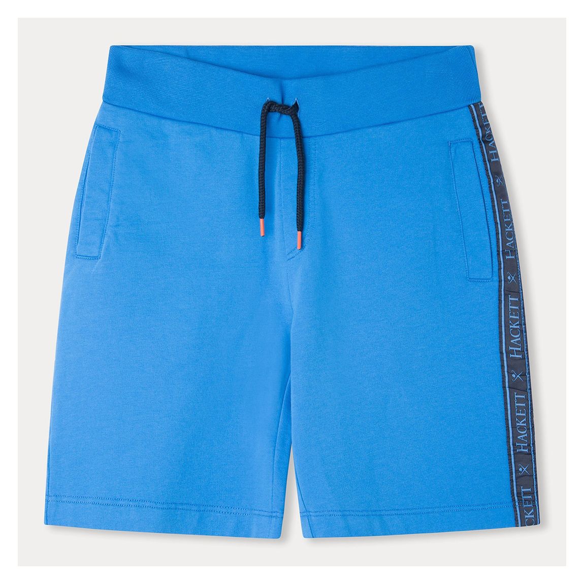 Boys Blue Cotton Jogger Shorts main product photo