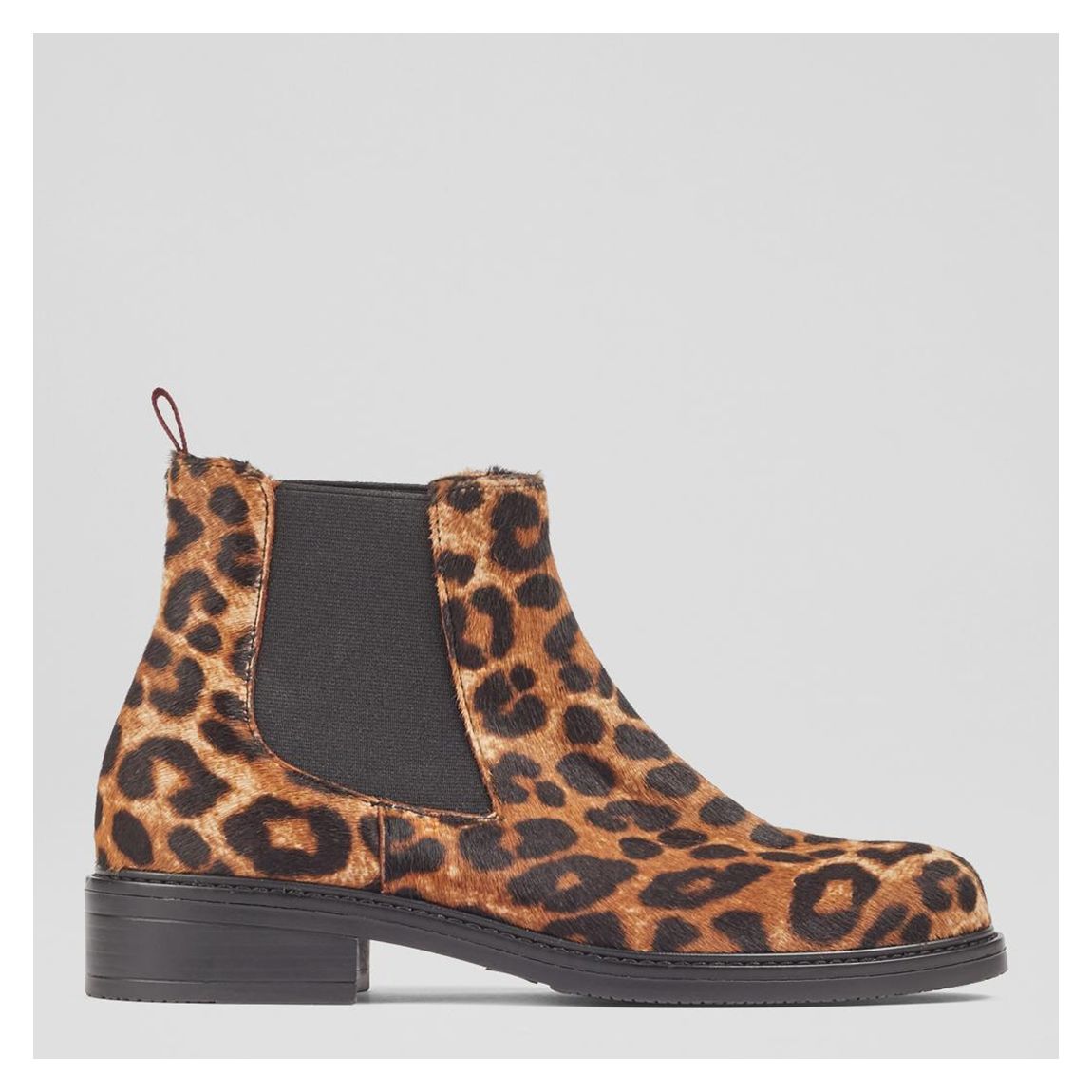 Leopard Print Claudia Chelsea Boots main product photo