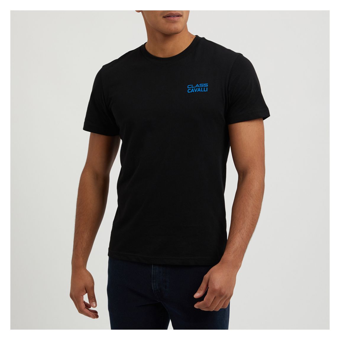 Navy Back Logo Cotton T-Shirt main product photo