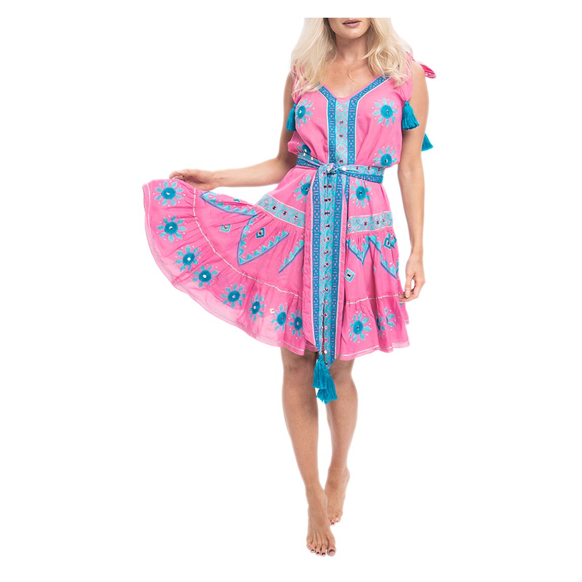 Neon Pink Arri Dress main product photo