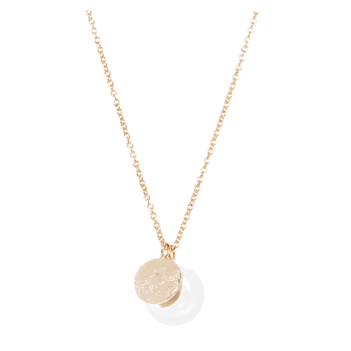 Gold/Pearl Celeste Pendant Necklace main product photo