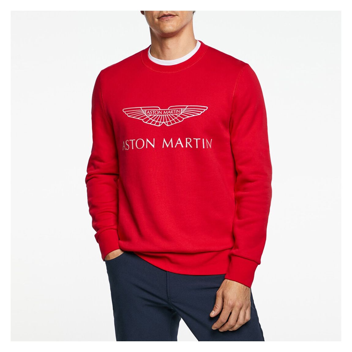 Red AMR Cotton Sweatshirt main product photo