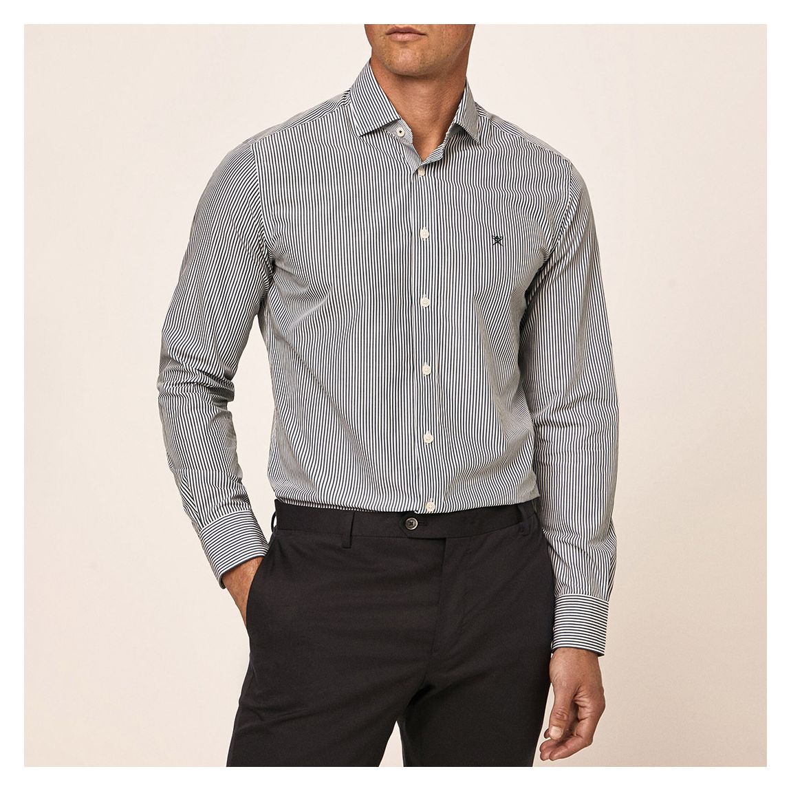Blue Striped Cotton Shirt main product photo