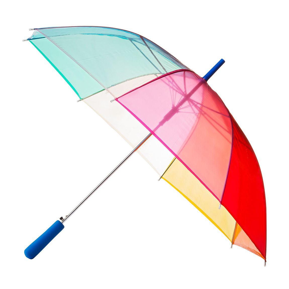 Women's Rainbow Transparent Automatic Opening Umbrella main product photo