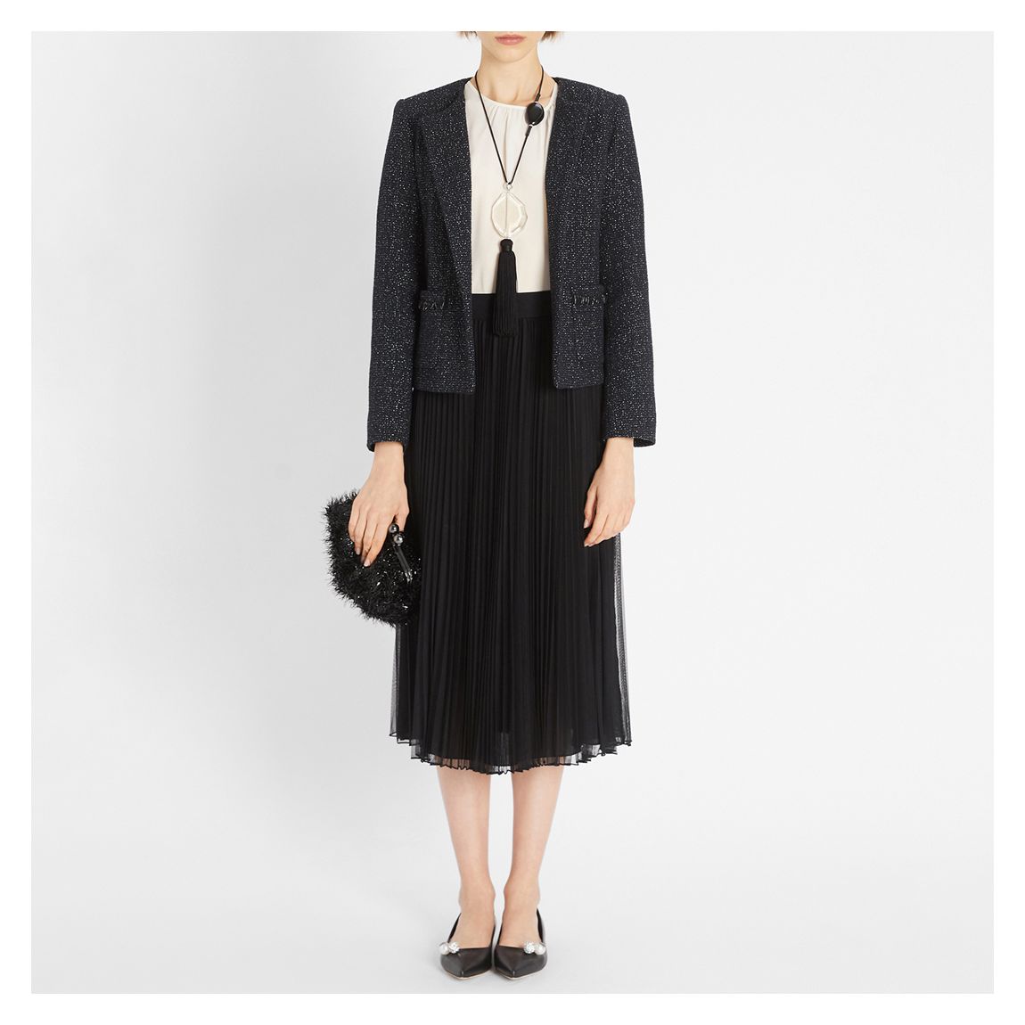 Black Speckle Corone Blazer main product photo