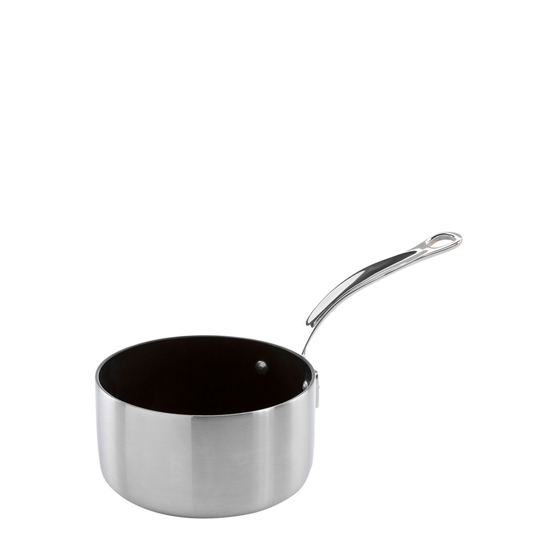 Classic 16cm Non-Stick Stainless Steel Triply Saucepan with Lid main product photo