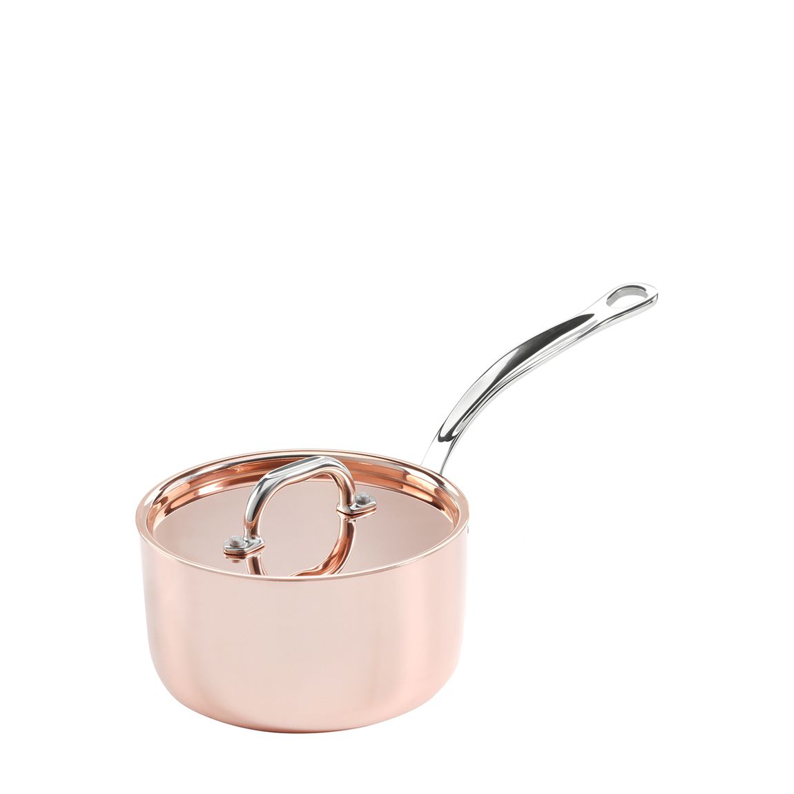 16cm Copper Induction Saucepan with Lid main product photo