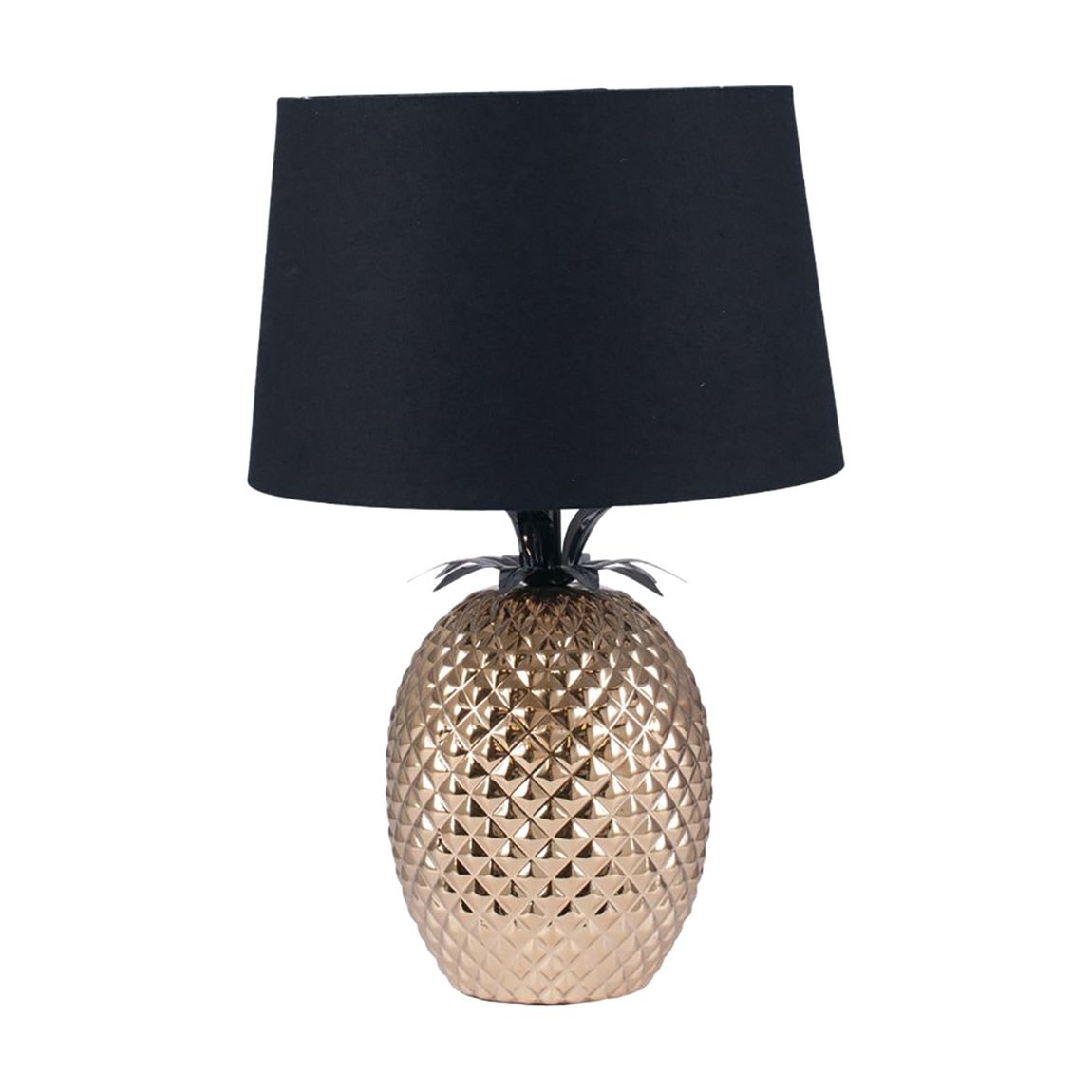 Donatella Gold Ceramic Pineapple Table Lamp main product photo