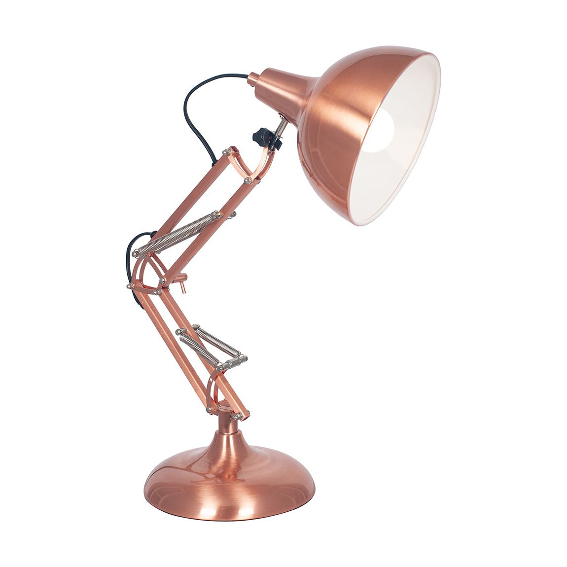 Alonzo Brushed Copper Metal Task Table Lamp main product photo