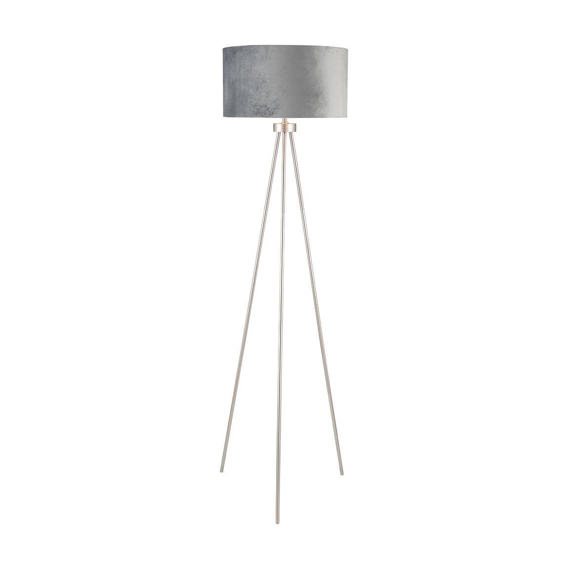 Houston Brushed Silver Tripod Floor Lamp main product photo