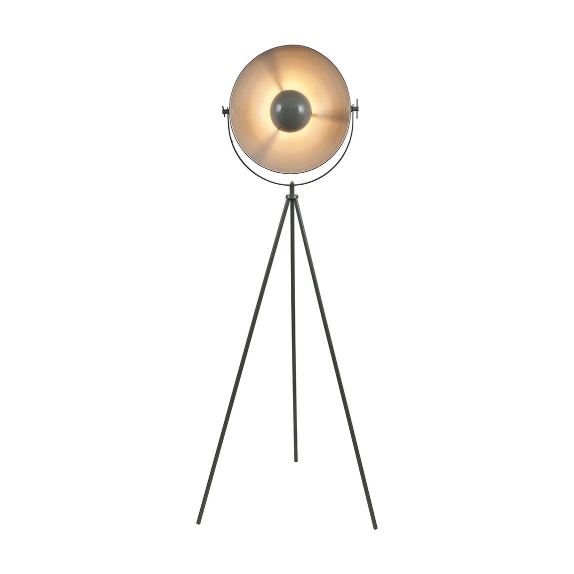 Sona Grey and Silver Diffused Tripod Floor Lamp main product photo