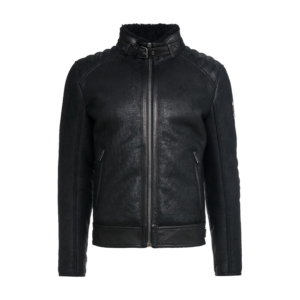 Black Westlake Leather Jacket main product photo