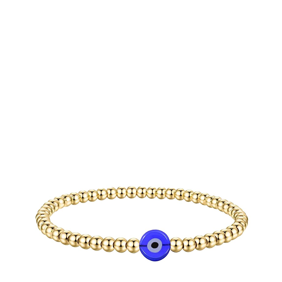 18K Gold Blue Luck Bracelet main product photo