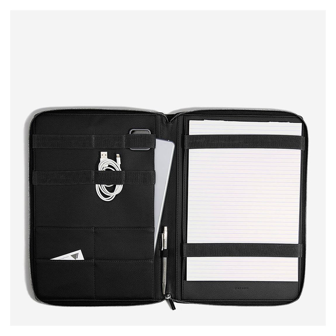 Black Pebble A4 Document Folder main product photo