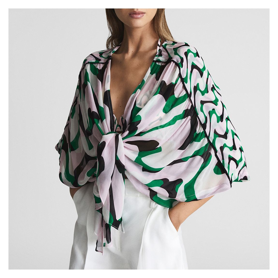 Multi Paige Printed Blouse main product photo