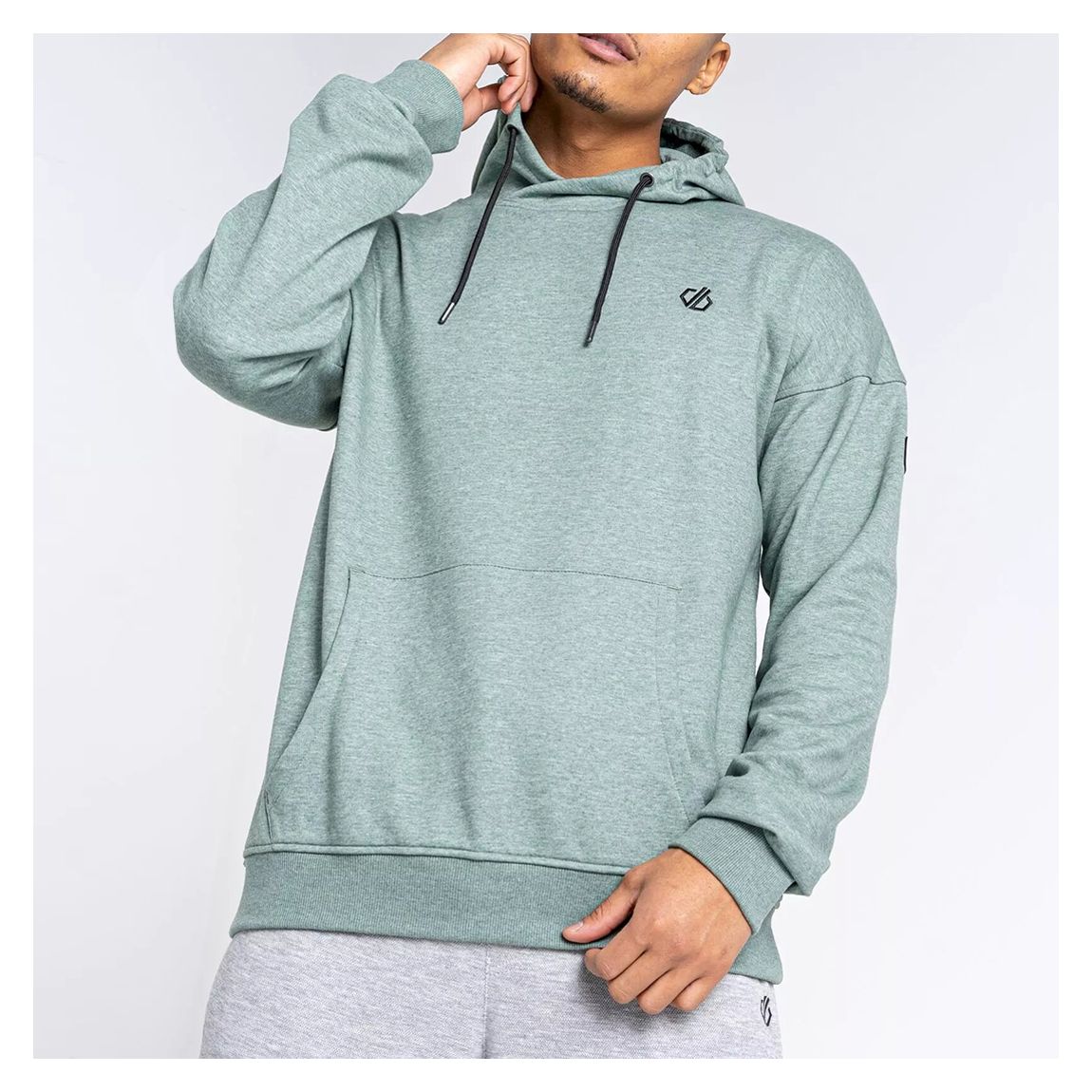 Green Marl Logo Hoodie main product photo