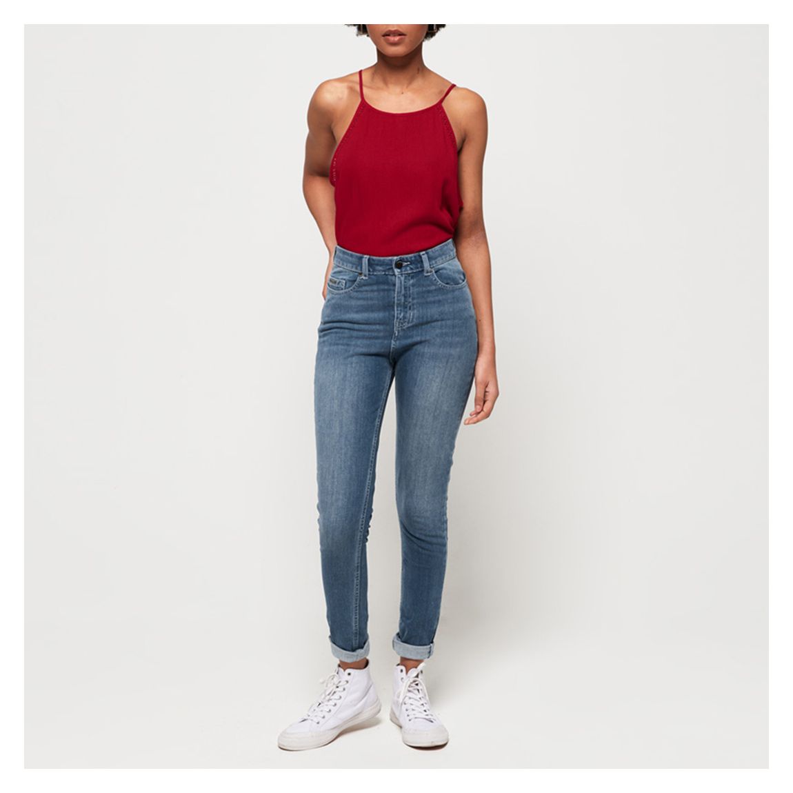 Blue Superflex Skinny Stretch Jeans main product photo