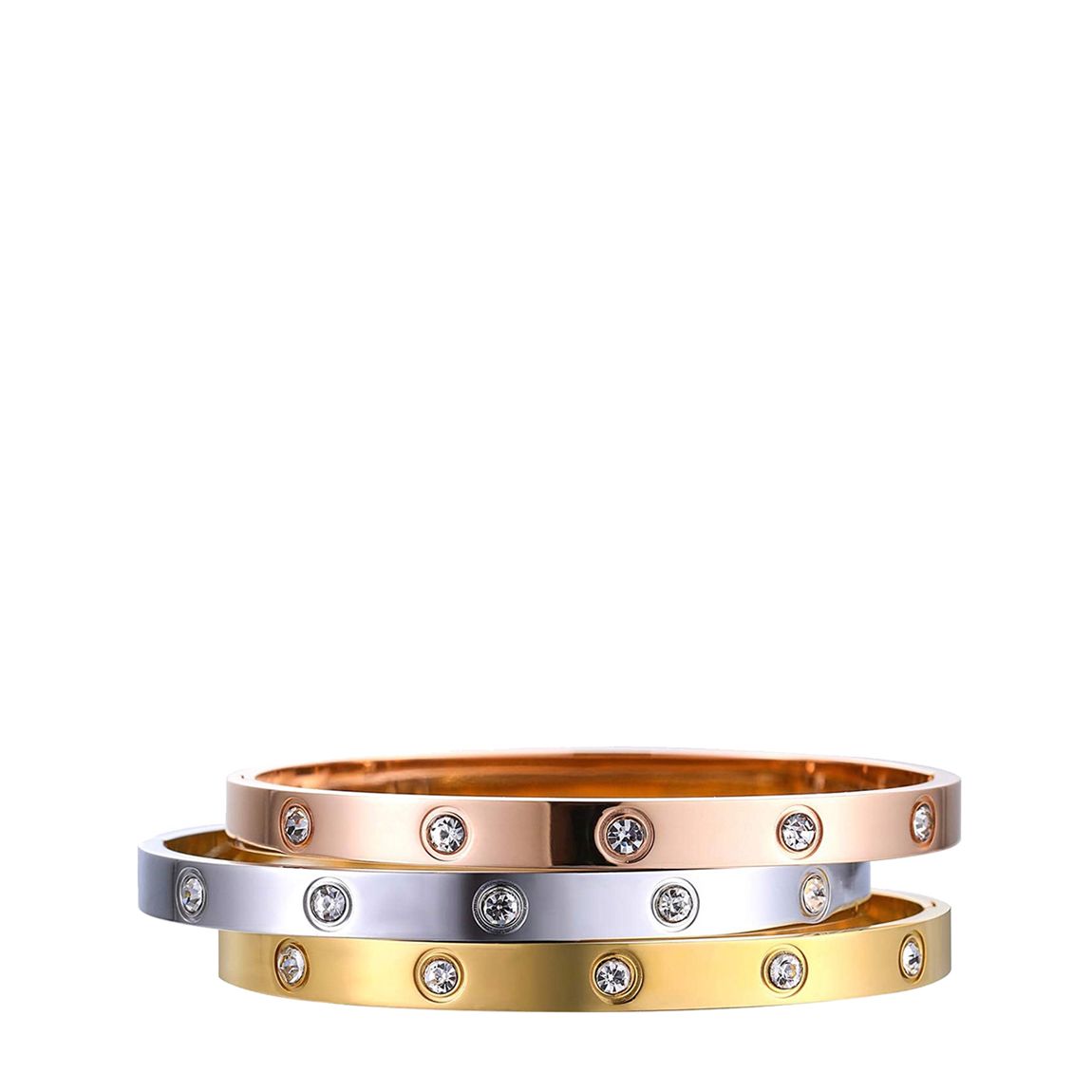 18K Gold Multi Bangle Set main product photo