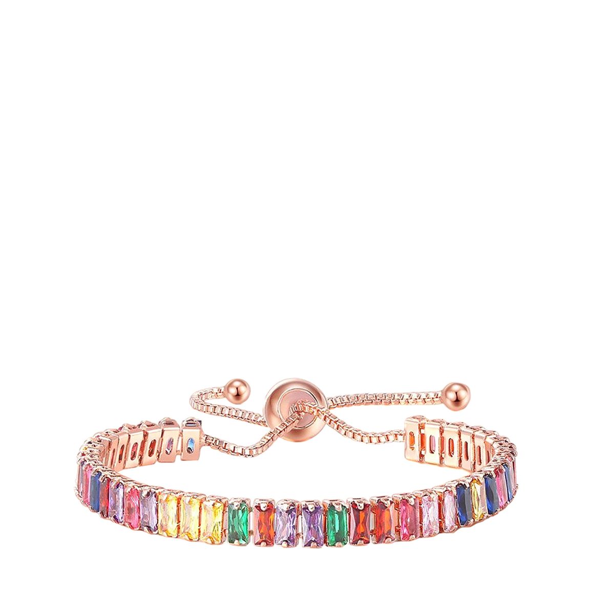 18K Rose Gold Multi Color Braceelt main product photo